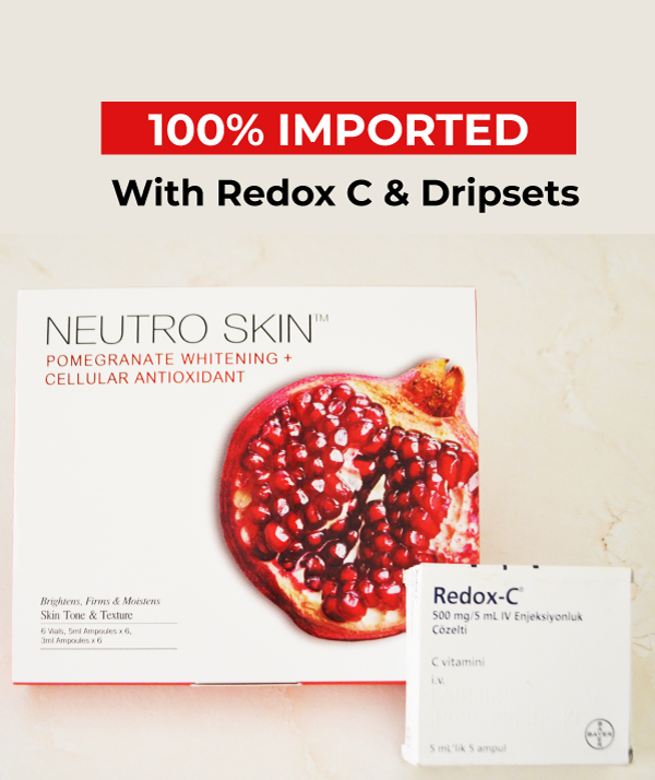 Neutro Skin Pomegranate Injections With Redox C (24 Vials) | 6 session