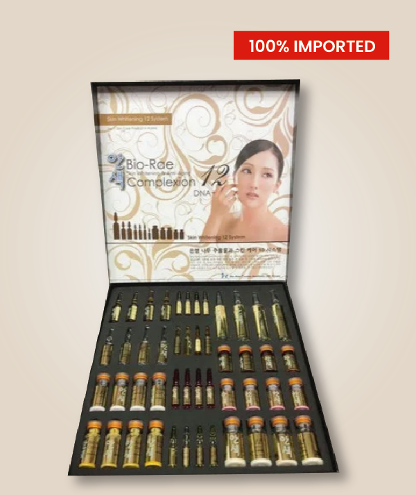 Bio Rae Complexion 12 DNA+ | 48 Vials | Whitening Injection | 4 Session