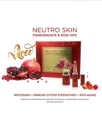 Neutro Skin Pomegranate & Rose Hips (New) Whitening Injections 