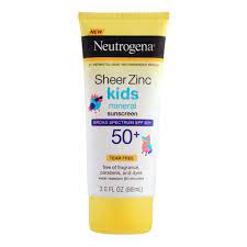 Neutrogena Sheer Zinc Kids Mineral Sunscreen